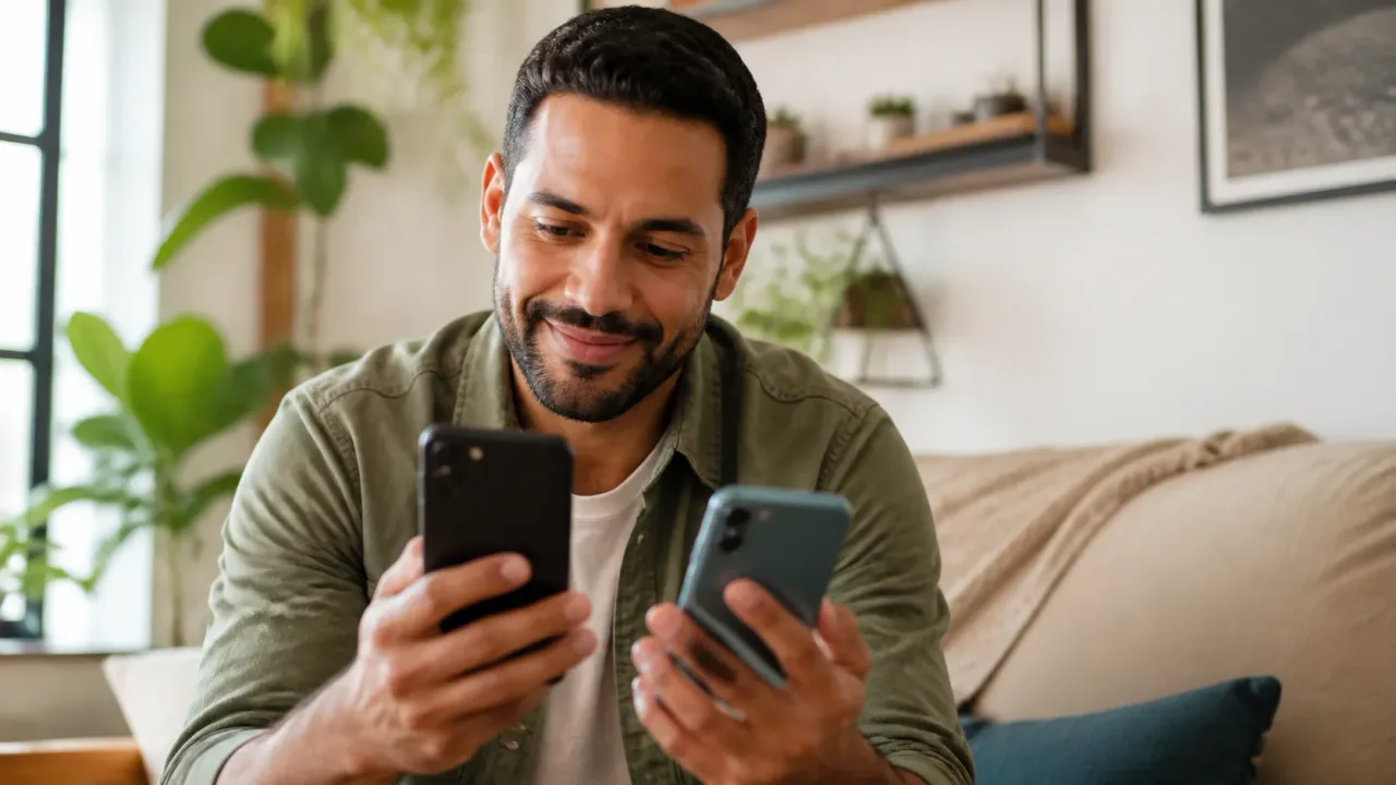 Como configurar backup no celular antes de trocar de aparelho — imagem editorial humanizada