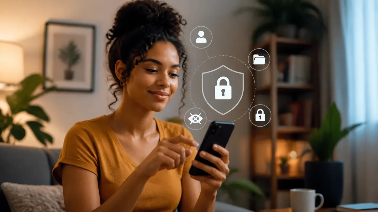 Como proteger seus dados em compras e cadastros digitais — imagem editorial humanizada