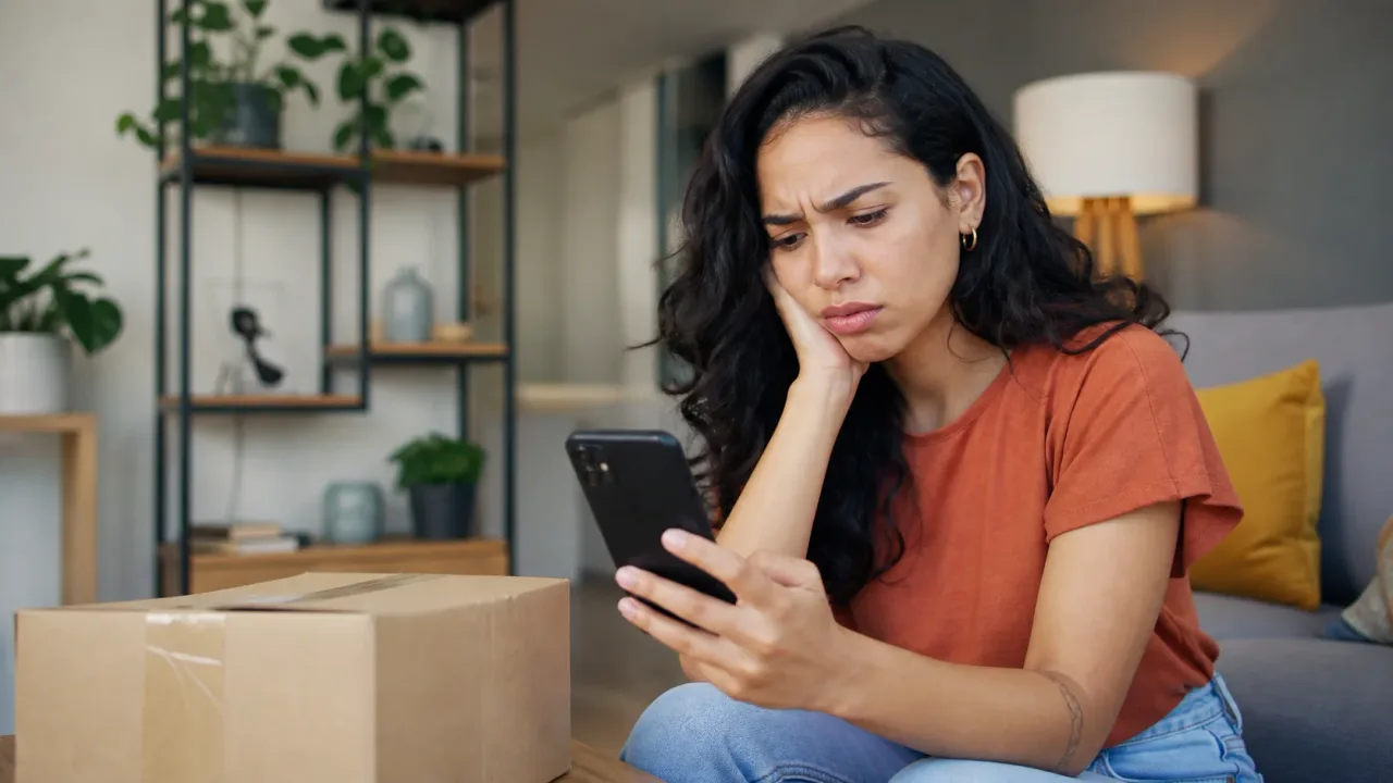 O que fazer quando uma compra online atrasa — imagem editorial humanizada