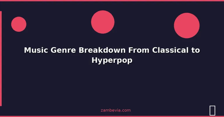 Featured: Music Genre Breakdown From Classical to Hyperpop
