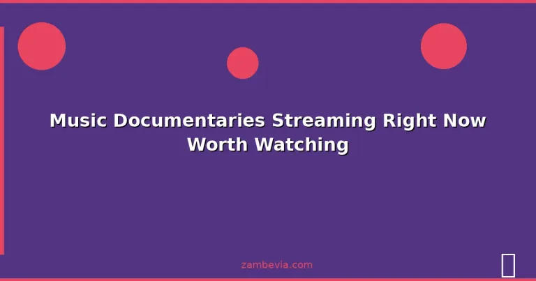 Featured: Music Documentaries Streaming Right Now Worth Watching
