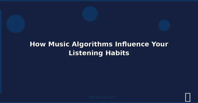 Featured: How Music Algorithms Influence Your Listening Habits