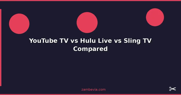 Featured: YouTube TV vs Hulu Live vs Sling TV Compared