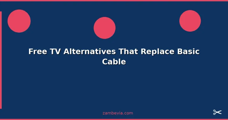 Featured: Free TV Alternatives That Replace Basic Cable