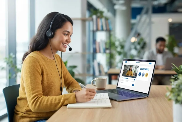 Featured image for: Mastering Skills with Coursera Plus: Debunking E-Learning Myths