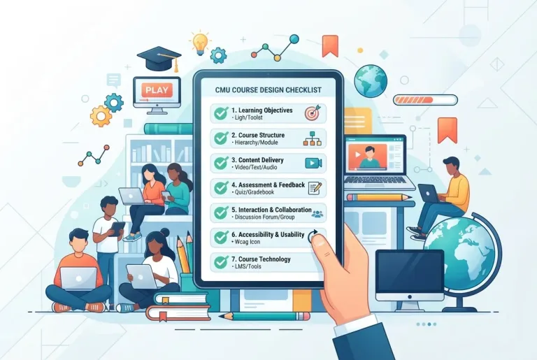 Featured image for: Unlocking the CMU Course Design Checklist for Better Online Learning