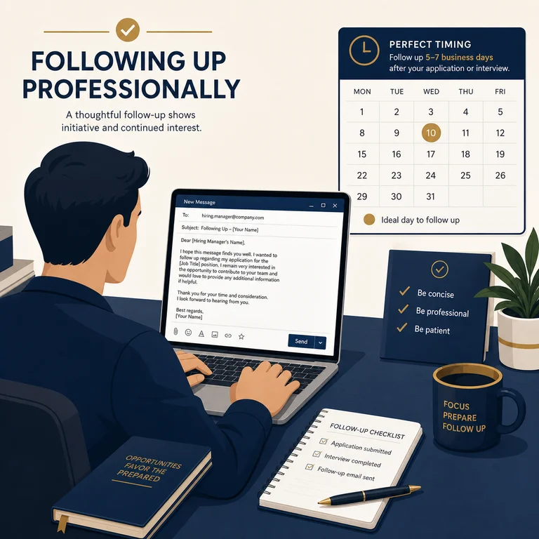How to Follow Up on a Job Application Professionally