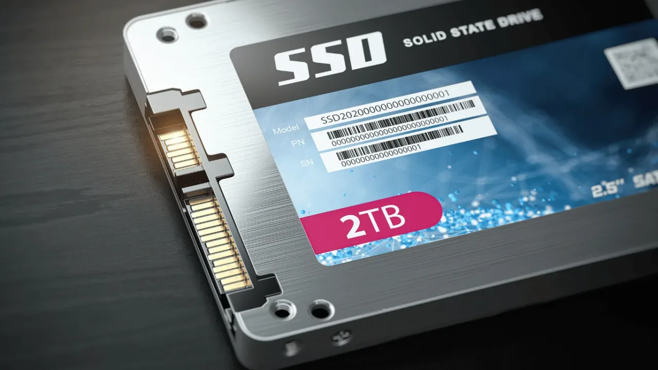 A high-capacity 2TB solid-state drive close-up, highlighting the streamlined SSD Migration Process Without Reinstalling Games for a faster and more efficient gaming setup.