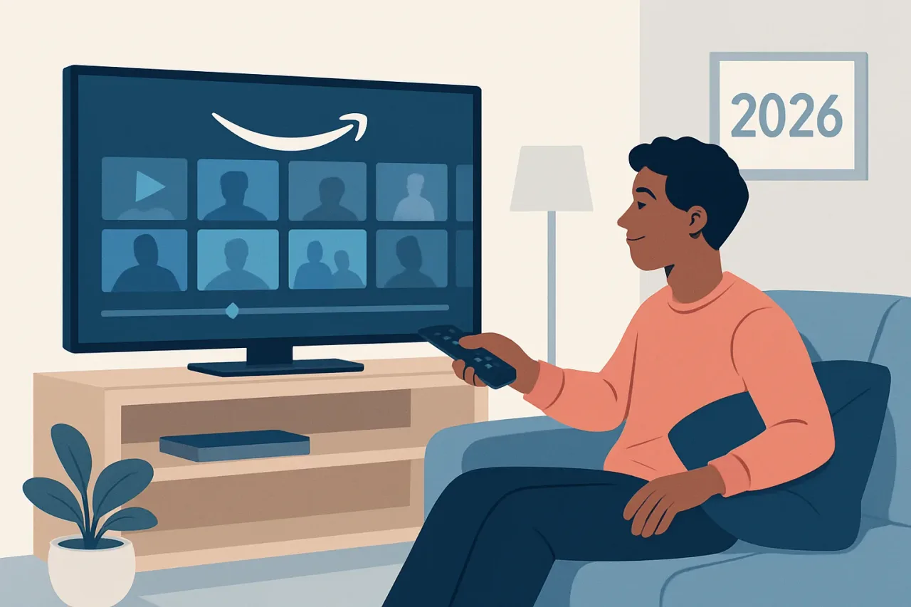 Prime Video interface on home screen offering recommendations