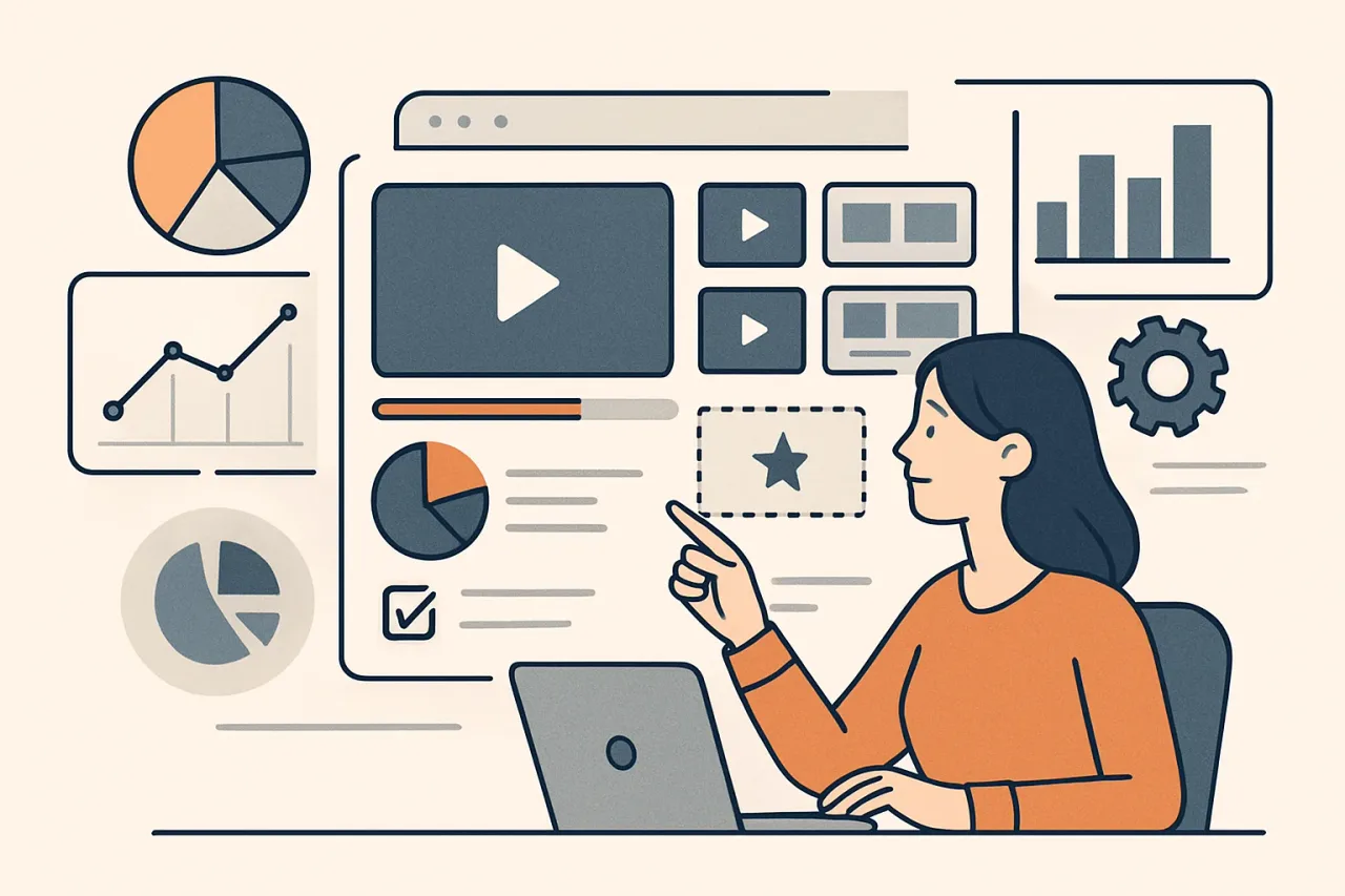 Streaming media analytics dashboard