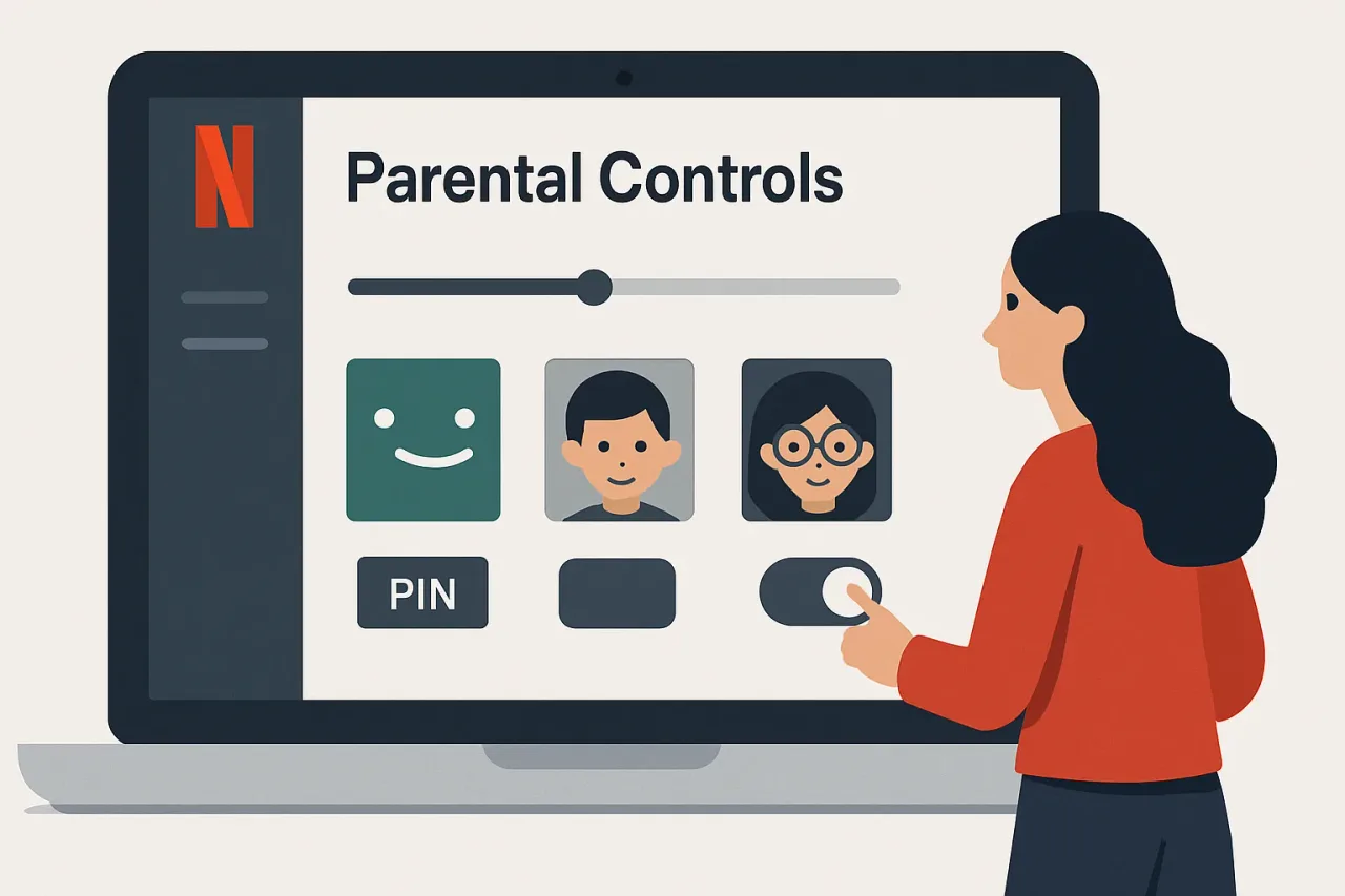 Netflix Parental Controls dashboard screenshot