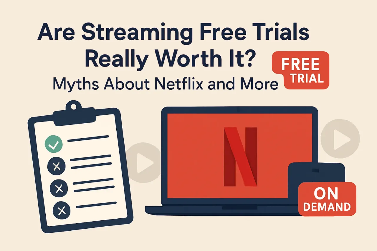 Featured image for: Are Streaming Free Trials Really Worth It? Myths About Netflix and More