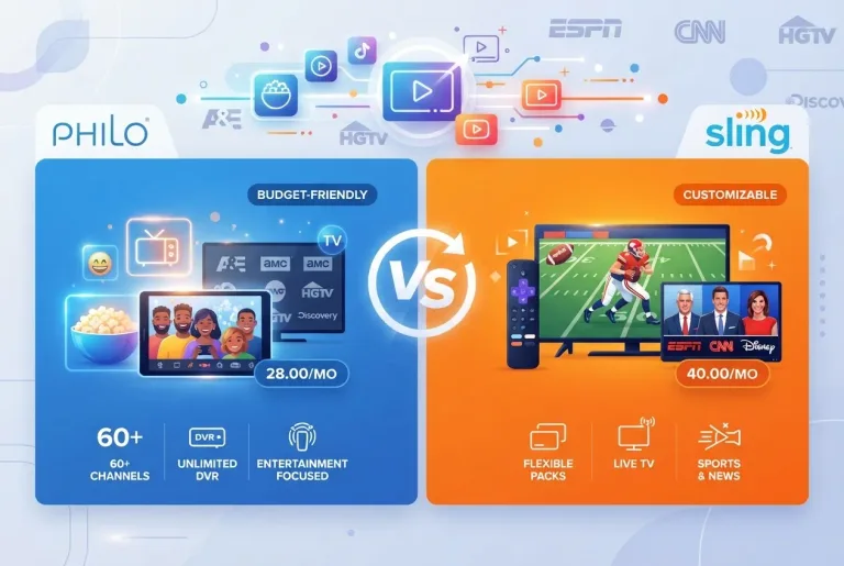 Featured image for: Save Money on Streaming: Philo vs Sling TV Comparison