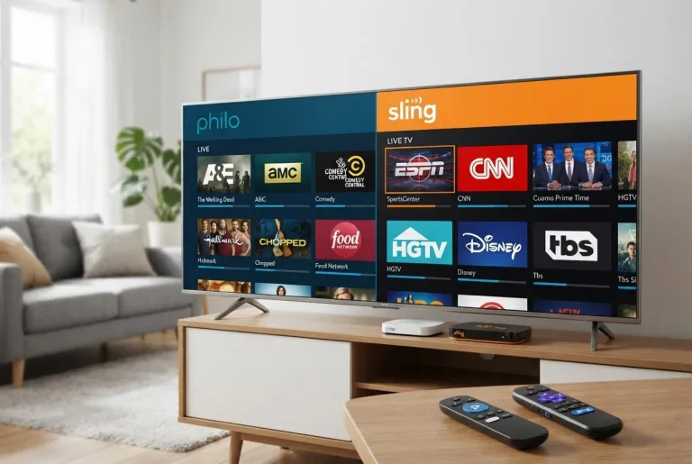 Featured image for: Cheap Live TV Streaming: Philo vs Sling TV Comparison