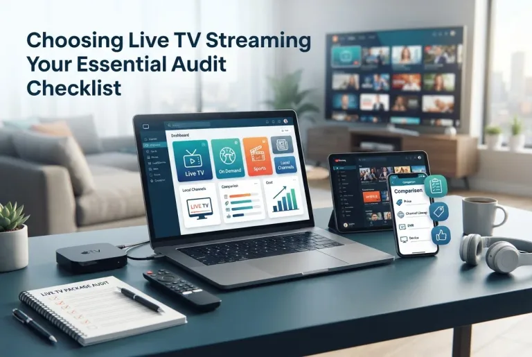 Featured image for: Choosing Live TV Streaming Packages: Your Essential Audit Checklist