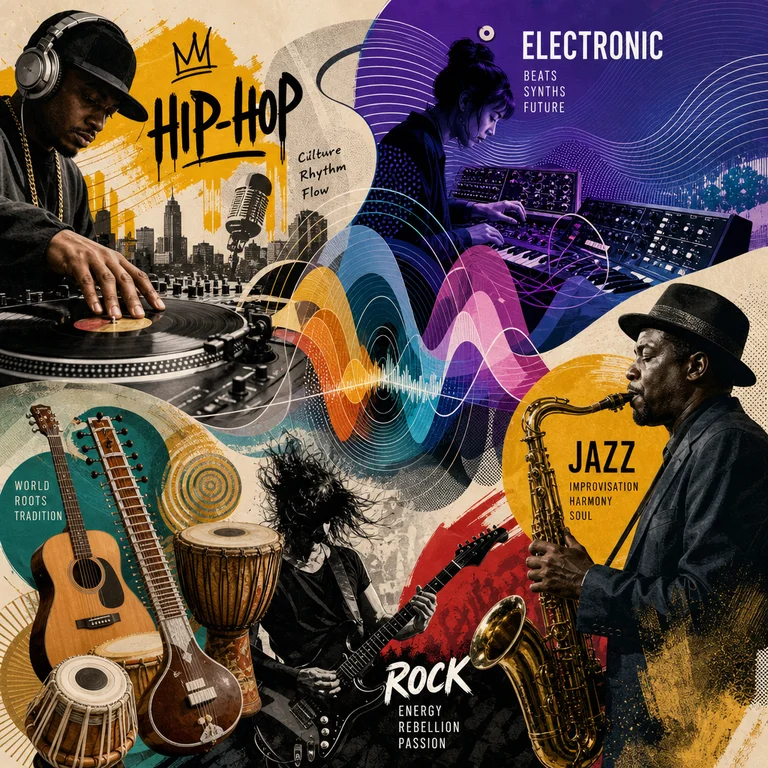 Understanding Music Genres: A Deep Dive Into Hip-Hop, Electronic, and Jazz