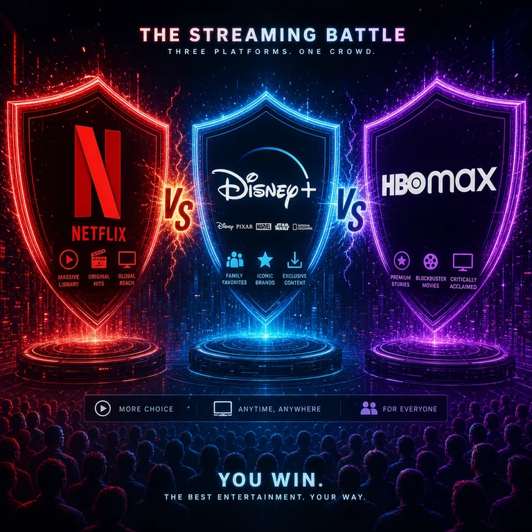 Netflix vs Disney Plus vs HBO Max Comparison