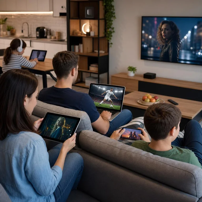 Simultaneous Streams: How Many Screens Does Each Service Allow
