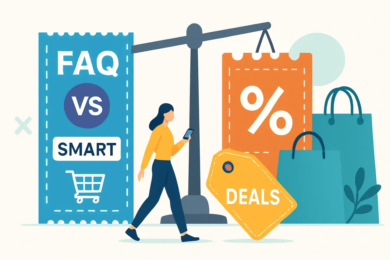 Featured image for: Faq Smart Coupons vs Alternatives: Key Considerations for Smart Deal Shopping