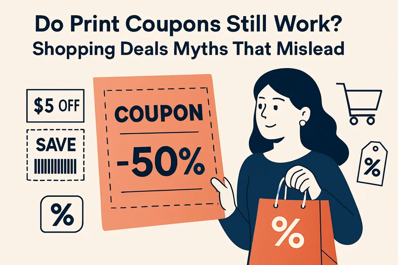 Featured image for: Do Print Coupons Still Work? Shopping Deals Myths That Mislead