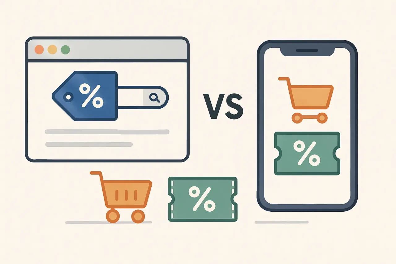 Featured image for: Comparing Promo Code Browser Extensions to Apps: Which Saves More?