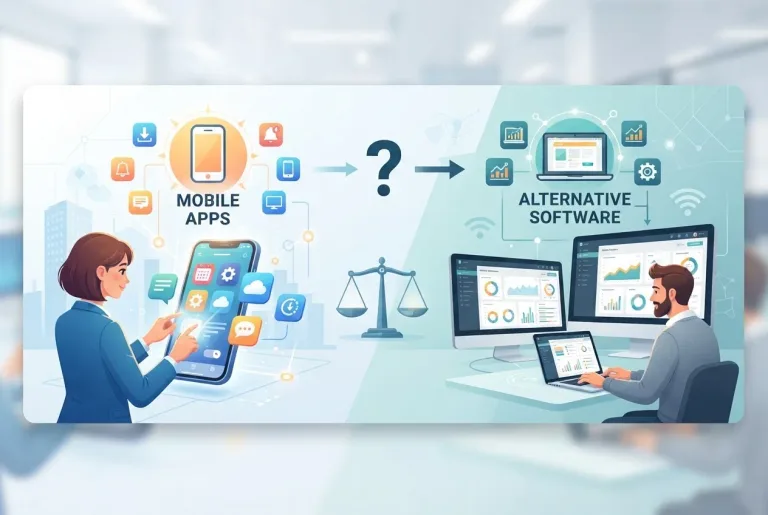 Featured image for: Mobile Apps vs Alternative Software: How to Choose the Right Tool