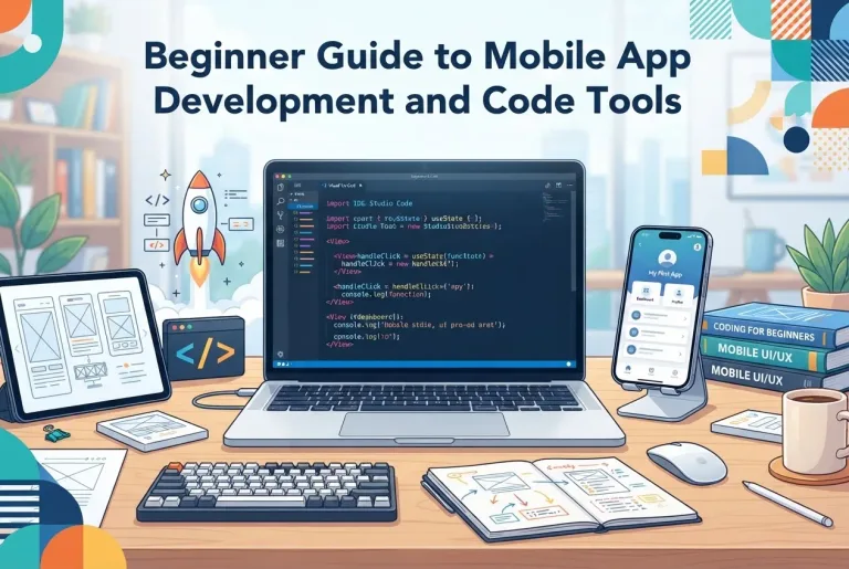 Featured image for: Beginner Guide to Mobile App Development and Code Tools
