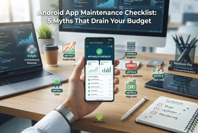Featured image for: Android App Maintenance Checklist: 5 Myths That Drain Your Budget